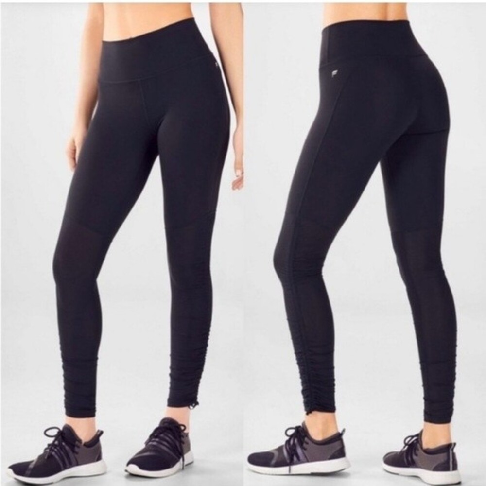 Fabletics Womens Black size XS Cashel Foldover PureLuxe Active Legging Gym